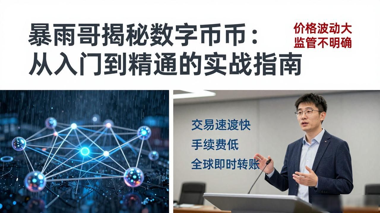 暴雨哥讲解数字货币_数字货币优势与风险_数字货币基本知识