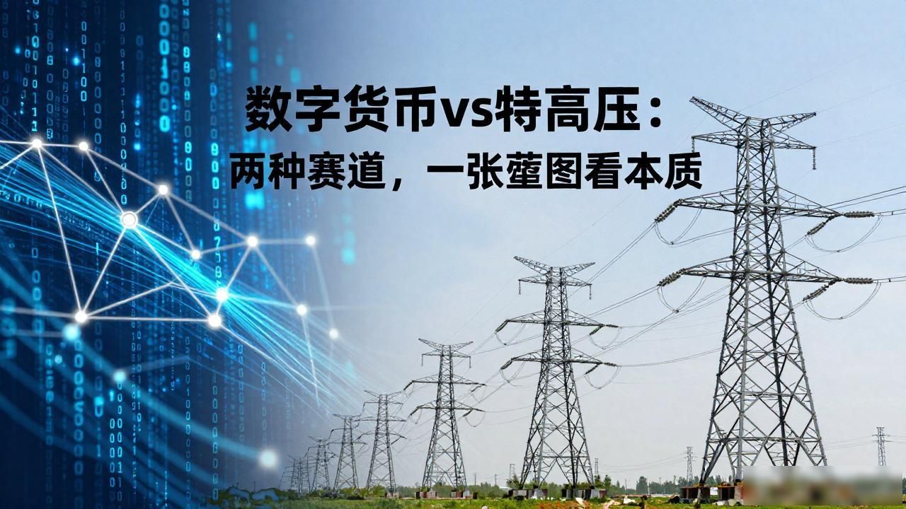 数字货币vs特高压_数字货币与特高压对比 数字经济底层逻辑 特高压能源互联网物理根基