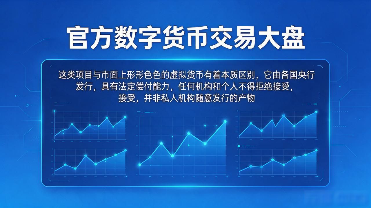 官方数字货币交易大盘_数字人民币风险与投资_官方数字货币交易大盘