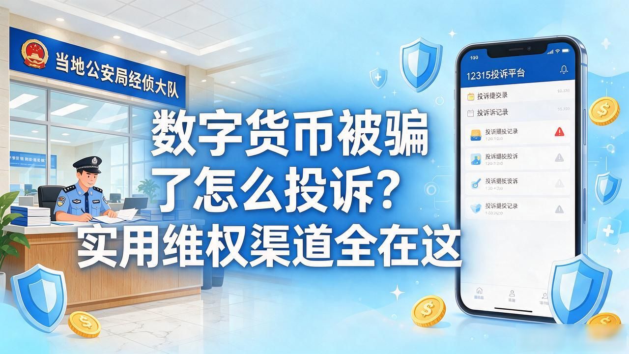 数字货币被骗了怎么投诉？实用维权渠道全在这