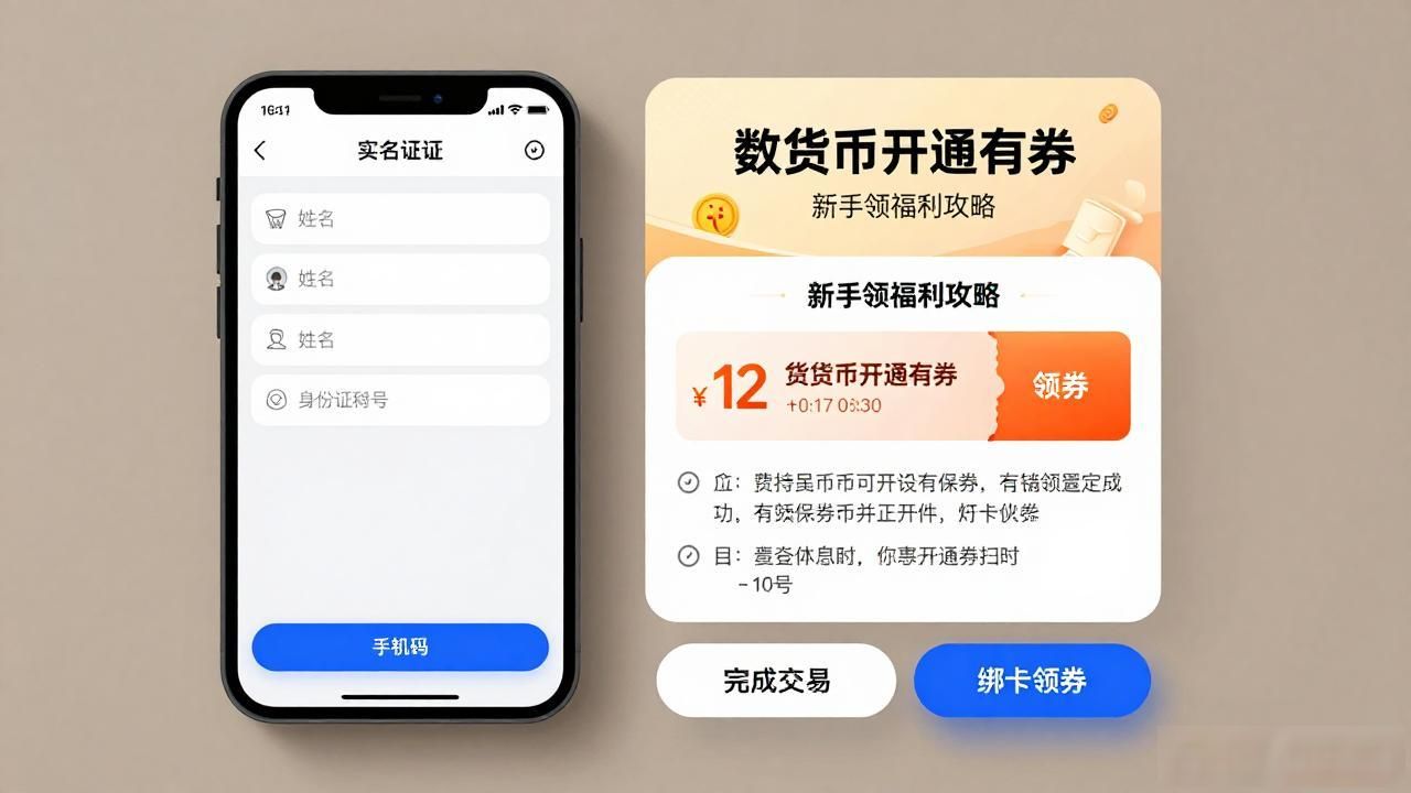 数字货币开户优惠活动攻略_数字货币交易平台新人福利_数字货币开通有券