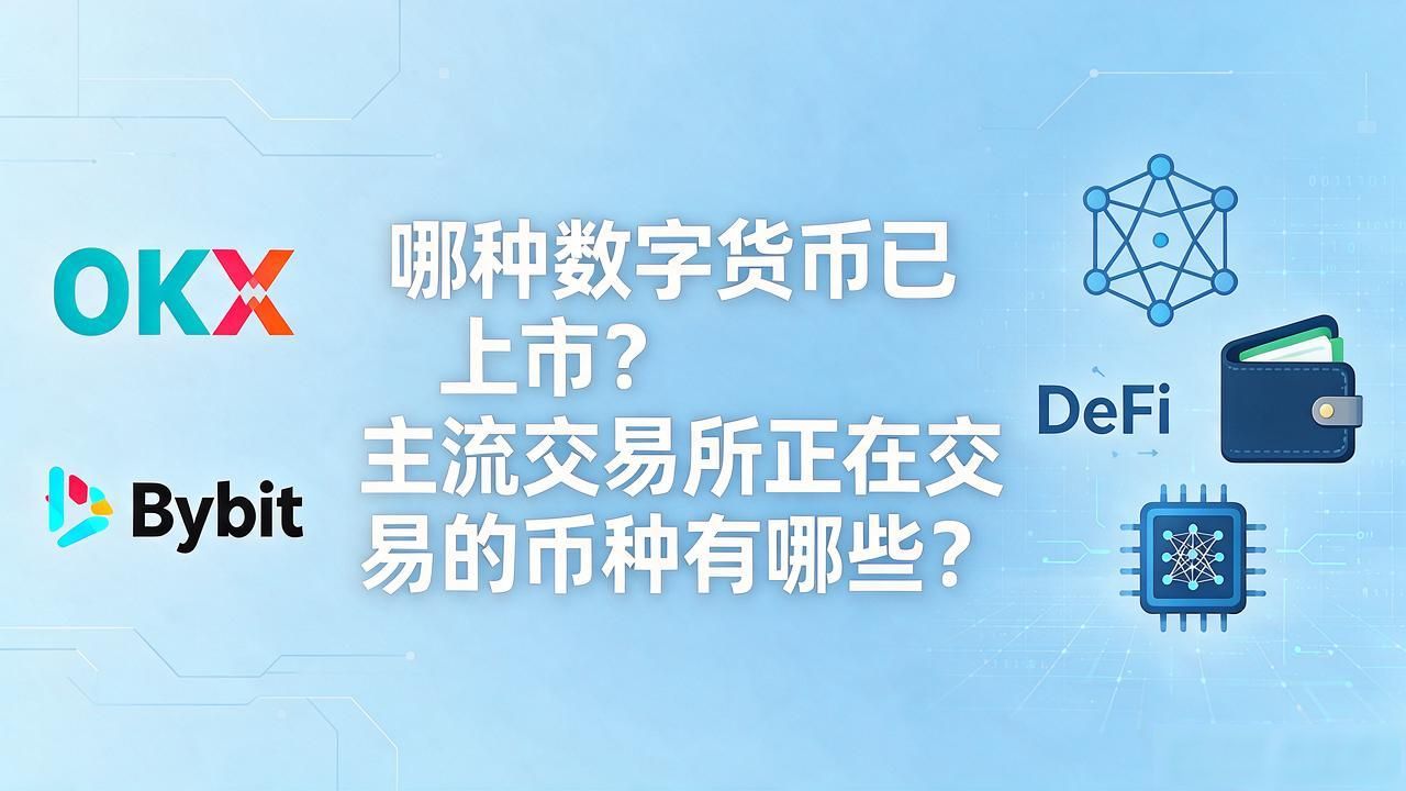 哪种数字货币已上市？主流交易所正在交易的币种有哪些