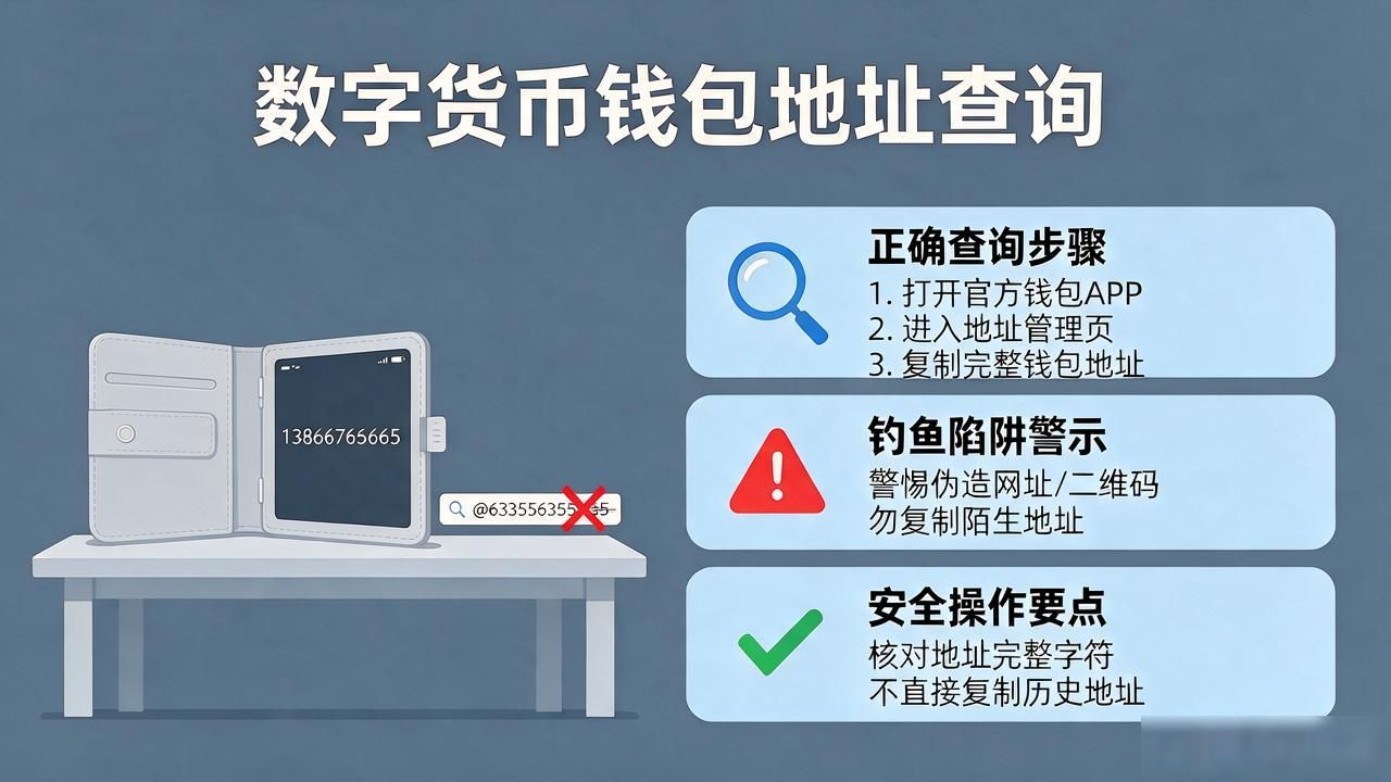 数字货币钱包地址怎么查？教你正确获取钱包编码