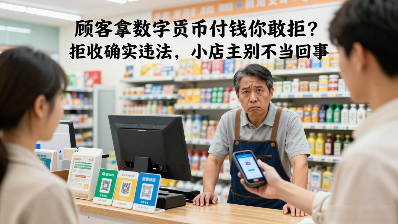 数字货币 拒收违法_数字人民币商家使用规范_小面馆拒收数字货币法律风险