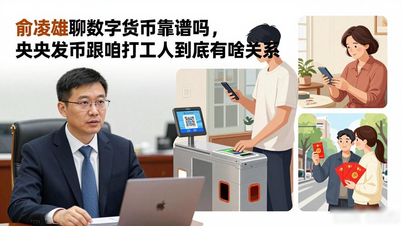 俞凌雄聊数字货币靠谱吗，央行发币跟咱打工人到底有啥关系