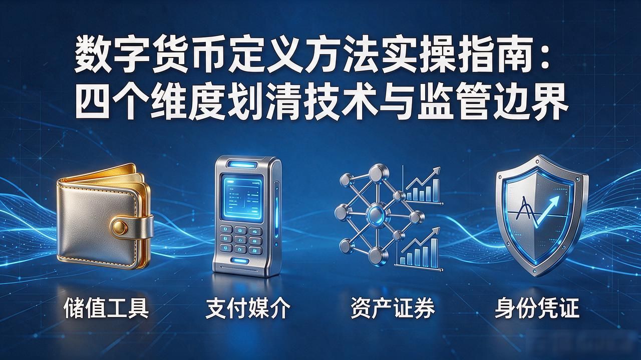 数字货币定义方法实操指南：四个维度划清技术与监管边界