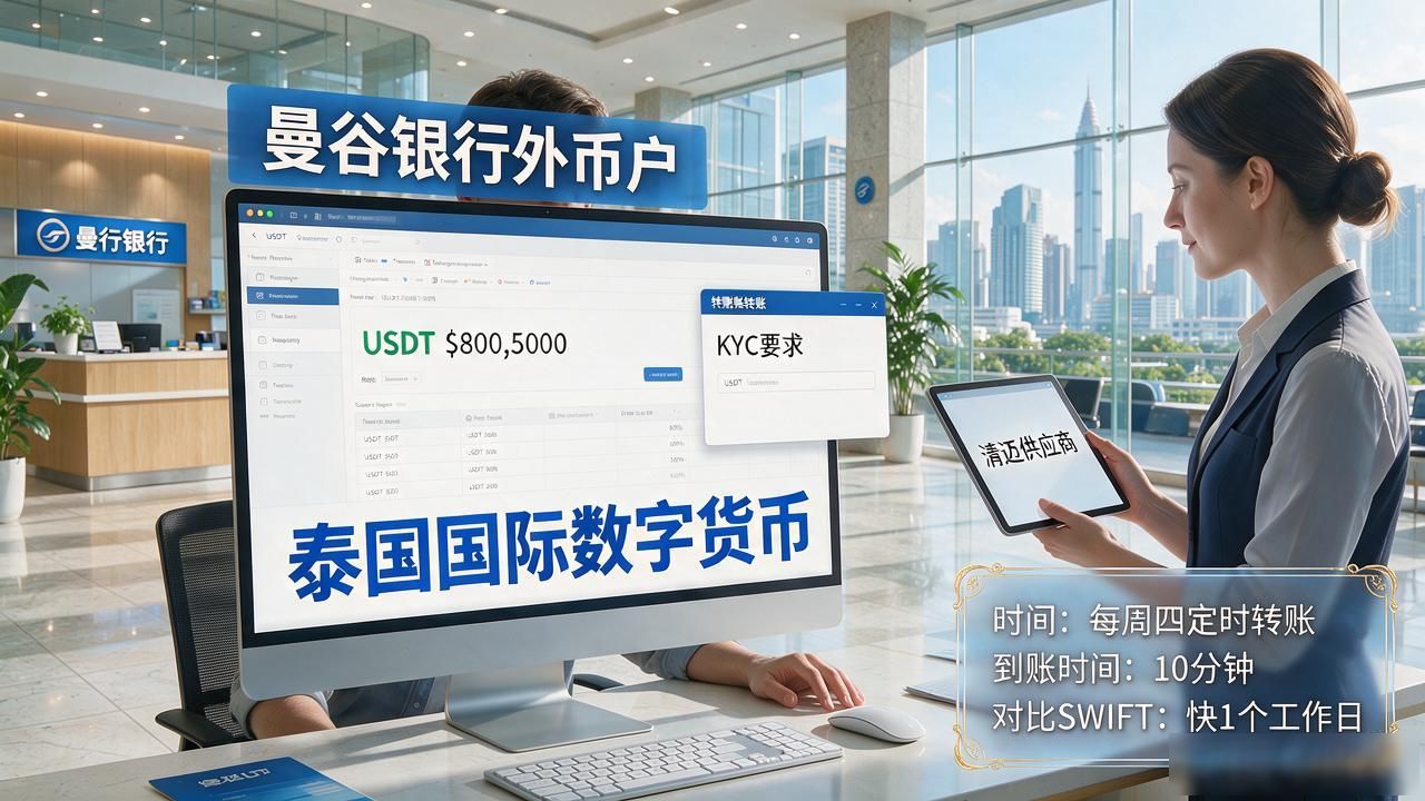 泰国国际数字货币_泰国数字货币合规支付与跨境贸易实务_曼谷USDT结算供应商操作流程