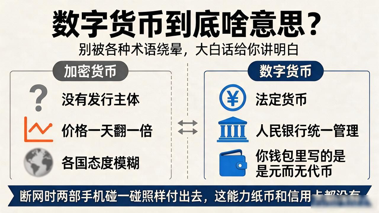 数字货币到底啥意思？别被各种术语绕晕，大白话给你讲明白