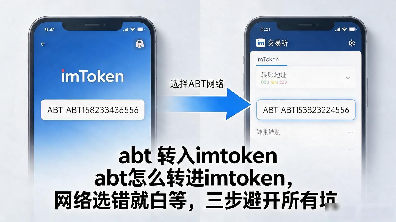 abt 转入imtoken abt怎么转进imtoken，网络选错就白等，三步避开所有坑