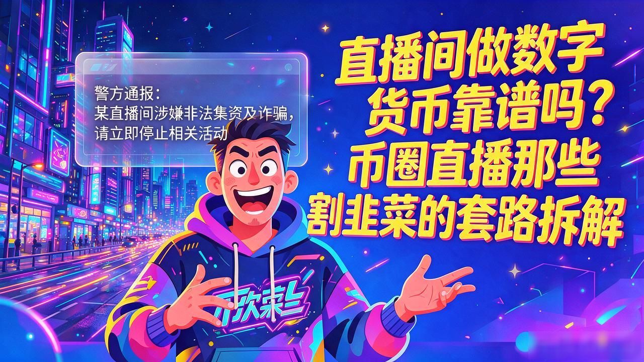 直播间做数字货币靠谱吗？币圈直播那些割韭菜的套路拆解