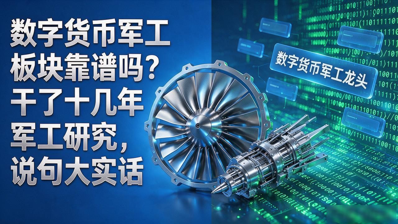 数字货币军工板块靠谱吗？干了十几年军工研究，说句大实话